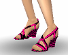 Pink Stripe Sandals