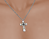 Silver-Gold Unisex Cross
