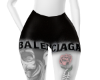 blk aga shorts