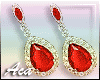 Monica Red Earrings