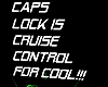 Caps Lock Sign