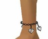 ankle braclet hearts