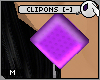 ~DC) ClipOns M [purple]