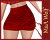 MW- Maia Draped Red Mini