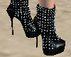 Black Vamp Spiked Boots