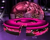 Pink and Black Cud couch