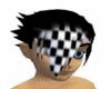 checkered hair