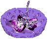 Purple butterfly single