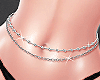 Y2K Silver Belly Chain