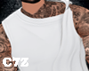 WHİTE TOP+TATTOO