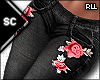 S| Rose Jeans Black RLL