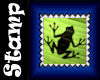 Frog Silhouette Stamp