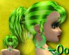 ~Oo Neon Green Mindy Clp