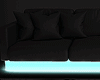 Neon TealBlack Couch