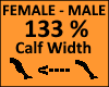 Calf Scaler 133%