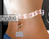 Silver and Pink Waist Ch
