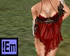 !Em Red Blk Lace Nighty 