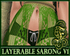 Layerable Sarong Green