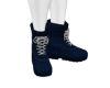 KORY BLUE TIE UP BOOTS