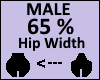 Hip Scaler 65% Male