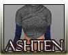 grey ^ purple sweater