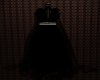 Dark Black Drape Gown