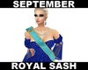 (S) Royal Sash Queen