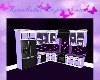 Purple & White Kitchen