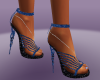 Blue~n~Black heels