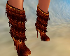 AYB Brown Fringe Boots