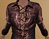 Brown Leather Shirt 4 M