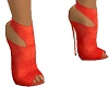 ORANGE RED SOCK BOOTIES