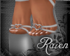 *R* Layla Heels Silver