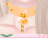 Chained Collar Peach