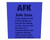 bcs AFK Safe Zone Sign