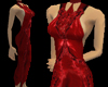 SN Deep Red Velvet Dress