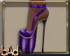 Maya Purple Gold Heels