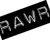 [R] Rawr Sticker