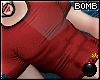 B! bloodred muscle top
