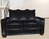 leather  love seat