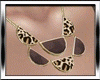 leopard necklace set