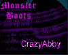 ~CA~MonsterBoots Blk/Pur