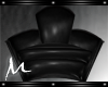 M* Black Leather Chair 1