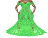 green cocktail dress
