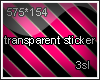 transparent stickers