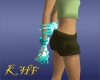 Female Blue Toxic Gloves