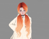 orange fur hair