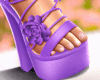 🤍 Purple Rosy Heels