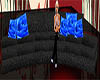Black Blue Rose Couch