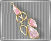 Snowy Pink Earrings